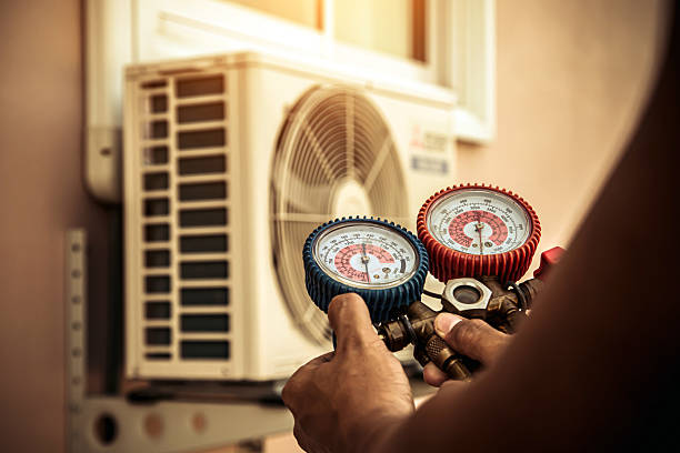 Professional Hvac technician working in Windsor, PA
